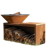 thumbnail of brasero traditionnel corten 103 double cuve