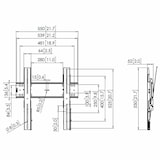 thumbnail of Vogels PFW 6410 Display-Wandhalterung neigbar