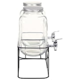 thumbnail of vidaXL Drankdispensers 2 st met standaard 2 x 4 L glas