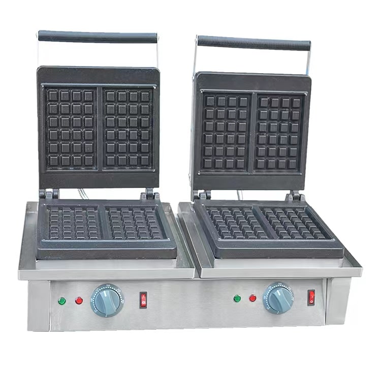 Gaufrier Electrique Professionnel Double - GDWF-04-2 | Materiel Horeca