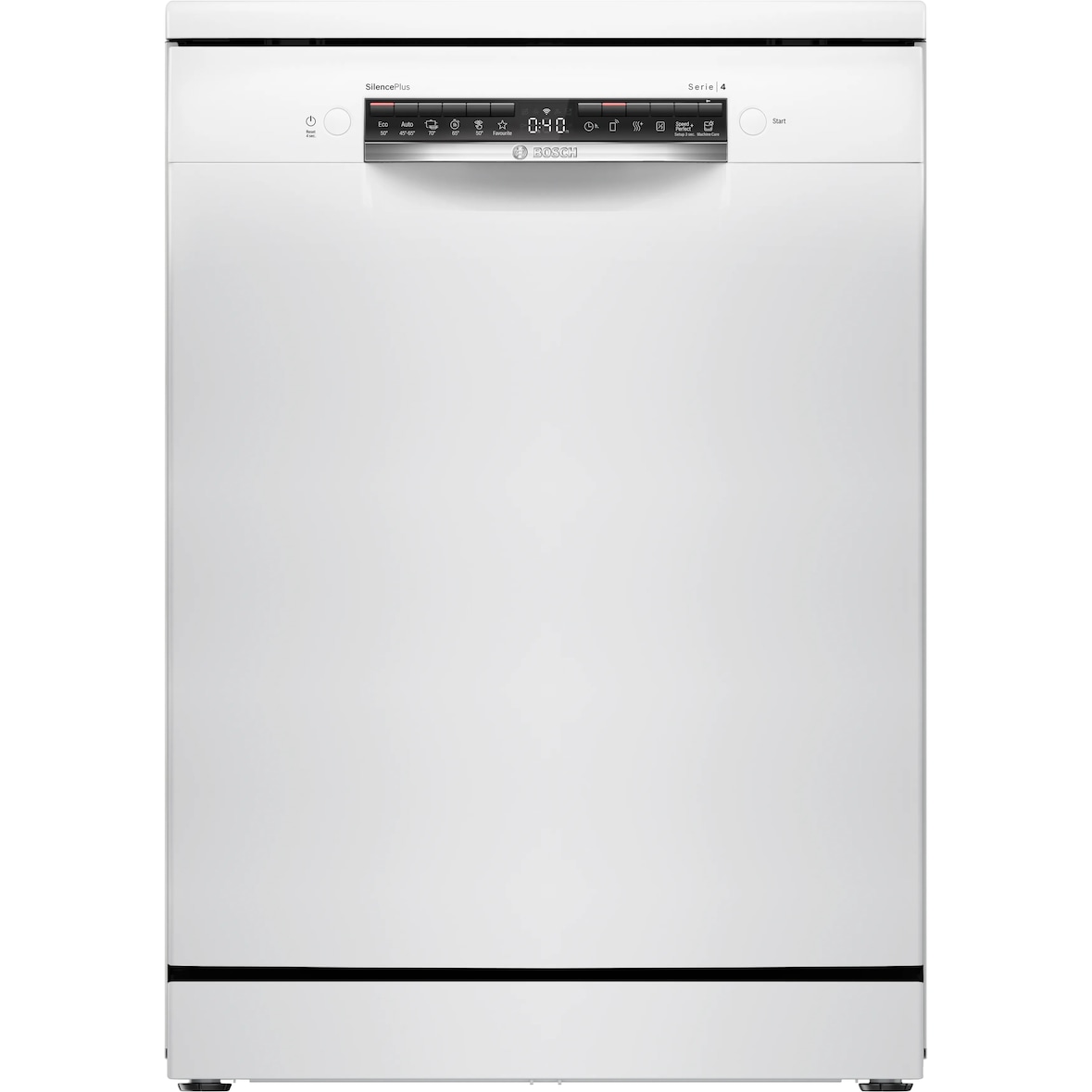 Bosch Elettrodomestici, Serie 4, Lavastoviglie da libera installazione, 60 cm, Bianco SMS4HMW06E