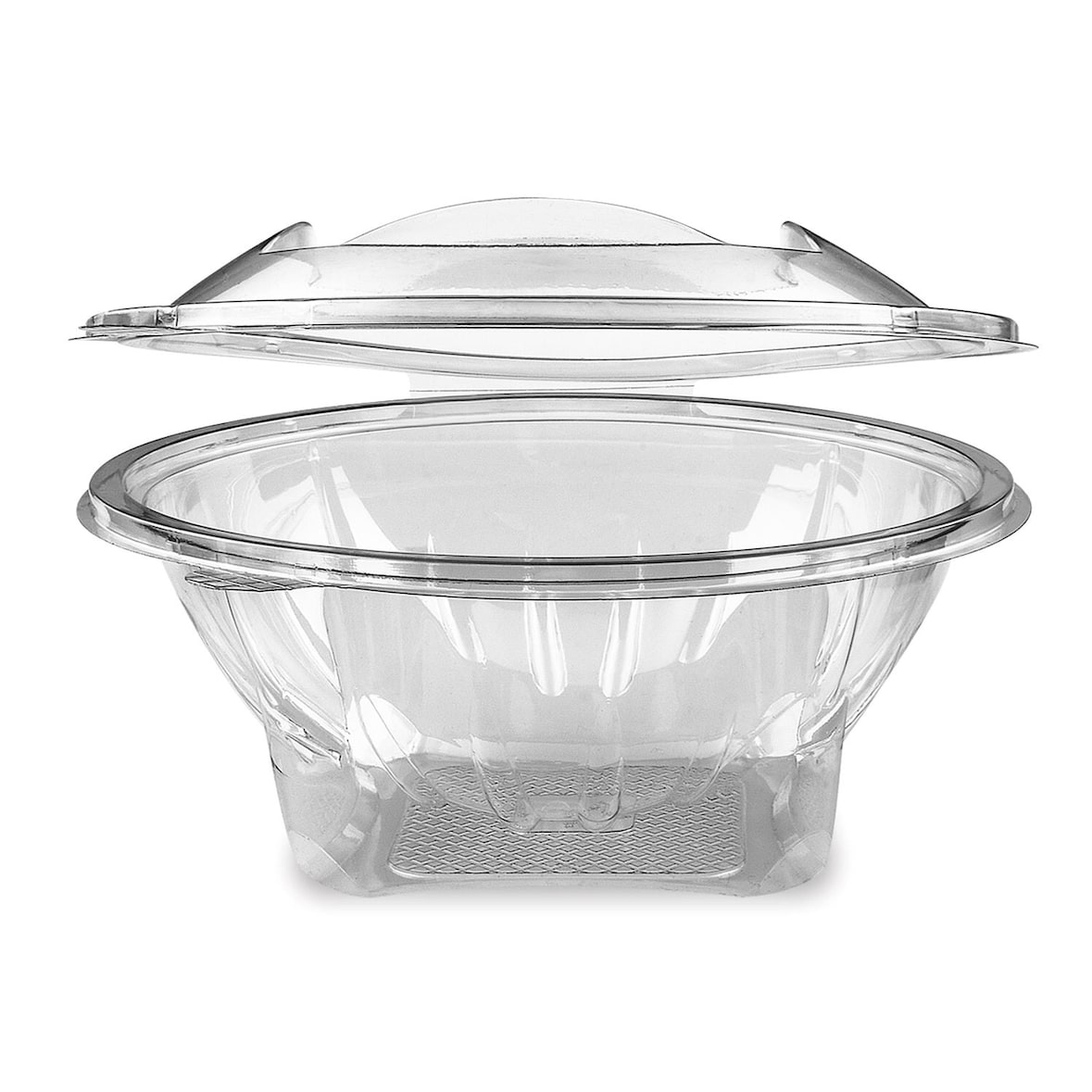 50x Rundbecher klar mit Deckel 1000 ml (PET)