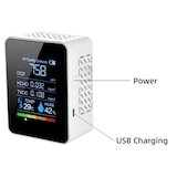 thumbnail of Détecteur de CO2 Portable 5 en 1 avec Affichage LED Digital pour Qualité d'Air Intérieur YONIS