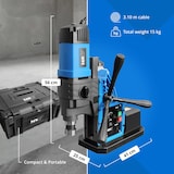 thumbnail of MSW - Magneetboormachine - met vacuüm - 1650 W - 560 tpm - boordiameter max. 50 mm