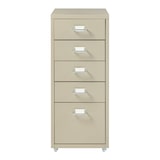 thumbnail of Helloshop26 - Caisson de bureau armoire meuble de rangement à roulettes avec 5 tiroirs 69 x 28 x 41 cm camel 03_0009100