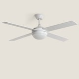 thumbnail of LEDKIA LIGHTING Ventilador de Techo con luz Silencioso DC aspas de madera Navy Evo Blanco Mando a Distancia Grande (más de 20 m²) 132 cm Blanco