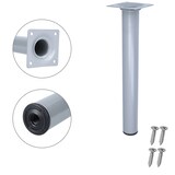 thumbnail of Schrankfuss h 200mm Sofafuss Silber ø 30mm Möbelfuss Tischbein Möbel-Stützfuss