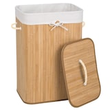 thumbnail of tectake Panier à linge bambou rectangulaire - 72 L, beige - 401836