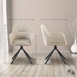 thumbnail of Set van 2 Eetkamerstoelen Tipton taupe