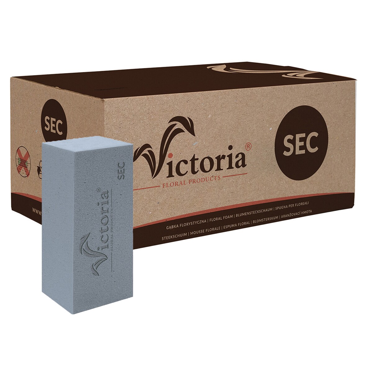 20 Trocken Steckschaum Ziegel 23x11x7,5cm Kunstblumen Trockenblumen Blumen Steckmasse Steckschwamm Blumensteckschaum Floristikbedarf Zubehör Set Grau