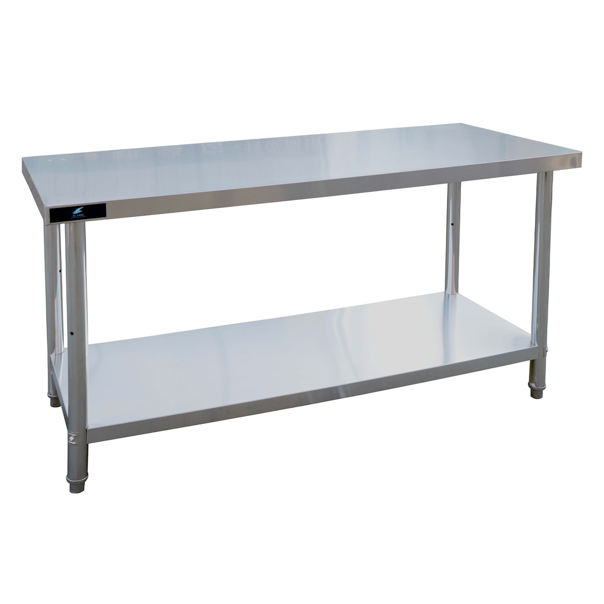 A Fumi - Mesa de trabalho industrial de parede em aço inoxidável 1500 x 600 x 850 mm