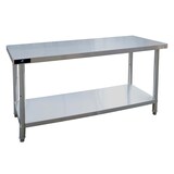 thumbnail of A Fumi - Mesa de trabalho industrial de parede em aço inoxidável 1500 x 600 x 850 mm