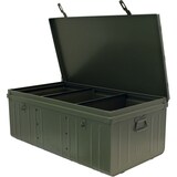 thumbnail of Pierre Henry Lot de 4 cantines métal 100 cm kaki