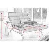 thumbnail of KAWOLA tumbona AMERIVA sillón Relax tumbona Maxi Terciopelo base púrpura negro