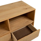 thumbnail of Mueble de TV SAUDA madera maciza pino color roble 99x43x55 cm