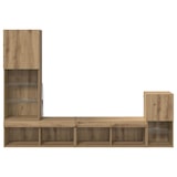 thumbnail of Helloshop26 - Unité murale TV design moderne rangement fonctionnel 80 x 30 x 30 cm en bois d'ingénierie chêne artisanal 02_0056095