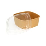 thumbnail of MONOUSO - Verpackung Quadratische aus Kraftkarton 1000ml 17x17x6,5cm (50 Stück)