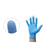 thumbnail of Einmalhandschuhe blau Nitril M /100