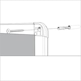 thumbnail of nobo Schaukasten, Kork-Rückwand, Innenbereich, 9 x DIN A4