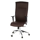 thumbnail of Bürostuhl / Chefsessel MURANO 20 Leder dunkelbraun hjh OFFICE