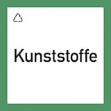 thumbnail of Wertstoffkennzeichnung "Kunststoffe", Kunststoff, 300x300 mm