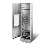 thumbnail of Smoki Räucherofen - Doppelwandig isoliert mit Sichtfenster aus geprägtem Cr-Edelstahl - Abm. 120x39x33cm