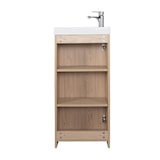 thumbnail of Meuble lave-mains sur pieds JOHANN décor chêne