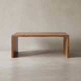 thumbnail of Schreibtisch BOHA Massiv-Holz Sheesham Computertisch 180 cm breit Echtholz Design Ablage Büro-Tisch