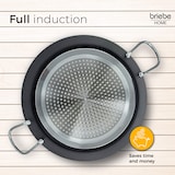 thumbnail of Briebe Zafrán Paella-Pfanne Induction, 30cm, 4 Portionen, Antihaftbeschichtung PFOA Frei, Schwarz