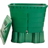 thumbnail of Rechthoekige jerrycan 520L met deksel en kraantje, kleur: groen
