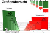 thumbnail of Mitarbeiter gesucht Schild mit Text Aushängeschild hochkant rot-weiss A4 (210x297mm)