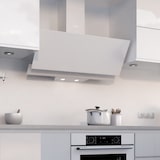 thumbnail of Wiggo WE-D932G(W)- Schuine Afzuigkap - 90cm - Wit Dubbel Glas