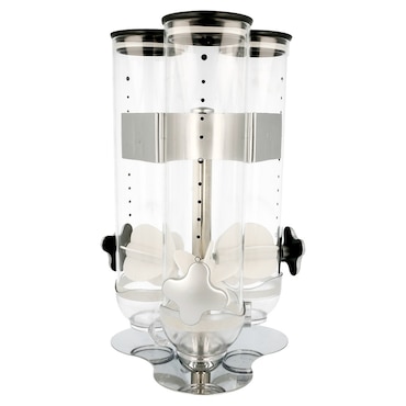 Garcia de Pou Distributori Per Cereali Triplo  20X20X45 Cm Trasparente Acrilico (1 Unità)