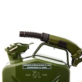 thumbnail of BW® Kraftstoffkanister Metall Benzinkanister 3x 5 Liter mit Ausgießer - Olivgrün - RAL 6003 - TÜV-geprüft und UN-Zulassung - Made in Europe