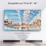 thumbnail of Soporte de Pared para TV Televisor Giratorio inclinable de 32" - 80" Pulgadas, Universal Doble Brazo 50kg, MAX VESA 400x600mm