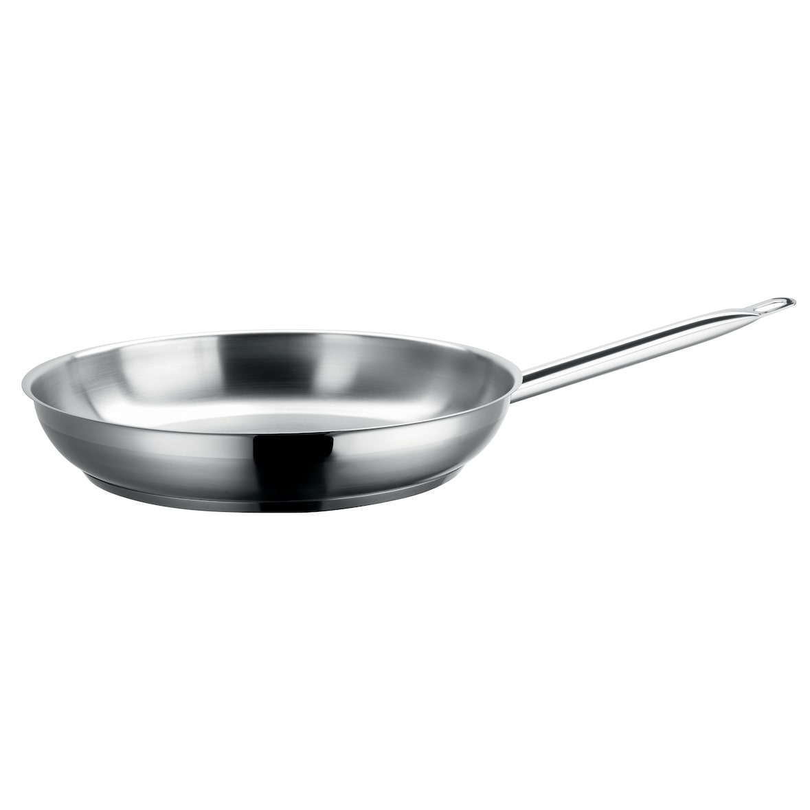 MÄSER Bratpfanne, Serie Professional, Edelstahl 18/10, Durchmesser 32cm, Wandstärke 0,7mm, Induktionsgeeignet, Backofenfest, 926109