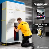 thumbnail of TwinThink Taquillas Vestuario 180cm de 6 Puertas Taquilla Metalica con Llave Taquillas Vestuario 6 Puertas Taquilla Vestuario Metalicas (Blanco)