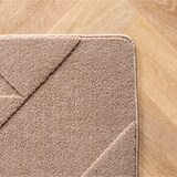 thumbnail of Teppich Kurzflor Geometrisch Modern Waschbar Esszimmer Flur OEKO-TEX Beige 140x200 cm Fußbodenheizung geeignet – LAVAREDO von Kadima Design