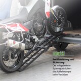 thumbnail of TRUTZHOLM 1 x Auffahrrampe klappbar 180 cm Traglast 340 kg Alu schwarz Riffelstab Verladerampe