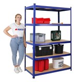 thumbnail of PROREGAL Mega Deal | 4x Schwerlastregal TAURUS | HxBxT 180x120x60 cm | Fachlast 175kg | Blau | Stecksystem Lagerregal Regalsystem 4 Stk.