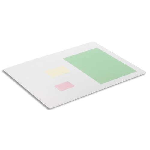 Schreibunterlage PP 53x40cm transparent