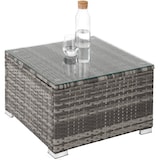 thumbnail of tectake Salottino in rattan Lignano con 2 poltrone - grigio - 404785