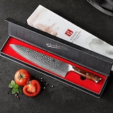 thumbnail of XinZuo - Cuchillo de chef de Damasco de 10 pulgadas - Serie B13D Yu