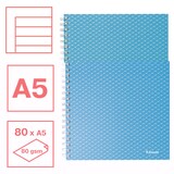 thumbnail of Cuaderno A5 con pauta rayada, encuadernado wiro Esselte Colour'Breeze (628471)