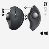 thumbnail of Souris Trackball Sans Fil Logitech Mx Ergo Graphite