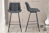 thumbnail of Barhocker Weston grau/Kunstleder