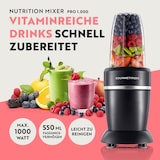 thumbnail of 'GOURMETmaxx Nutrition Mixer Pro 1.000 mit Zubehörset M - Shakes, Smoothies & Co.