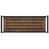 thumbnail of tectake Cesto para ropa sucia con estante, estilo industrial - 34 x 93,5 x 72 cm negro/marrón