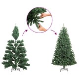 thumbnail of vidaXL Künstlicher Halb-Weihnachtsbaum mit Ständer Schlank Grün 120 cm
