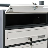 thumbnail of Helloshop26 - Blocco di 8 cassette postali con supporto scomparti sovrapposti 2x4 acciaio zincato antracite e bianco 16_0000050